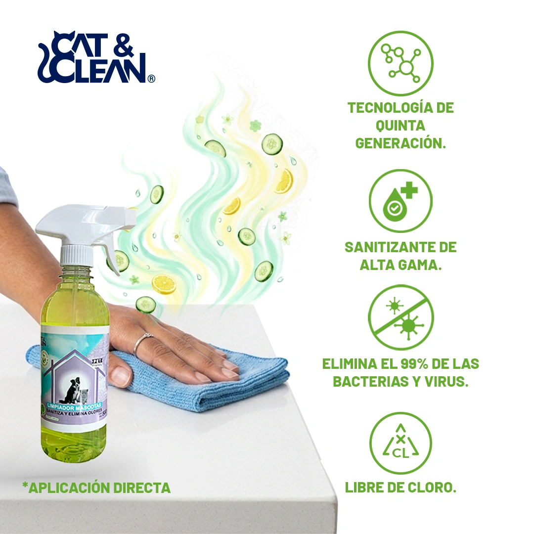 Limpiador Cat&Clean® Sales Cuaternarias - Imagen 2